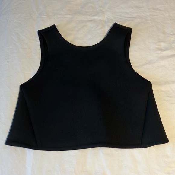 Club Monaco Black Crop Top - Picture 1 of 12